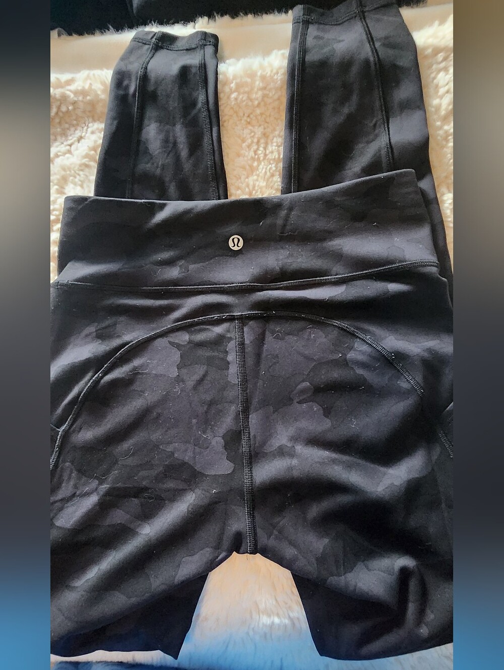 lululemon athletica Black Camo High-Rise Leggings